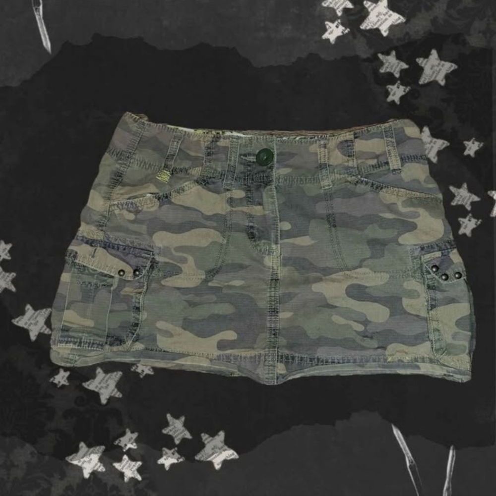 Camo Mini Skirt